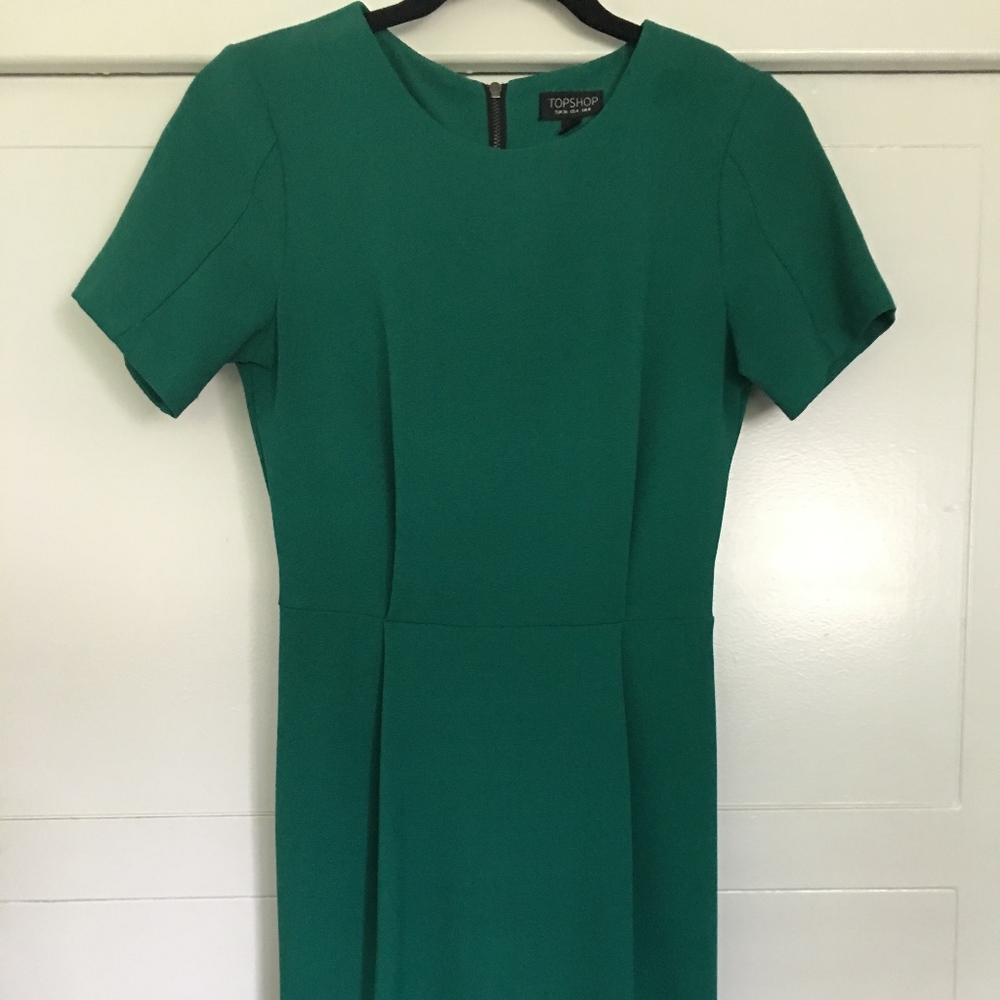 Topshop green dress
